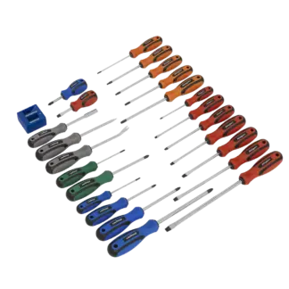 Siegen Soft Grip Screwdriver Set 24pc [S0617]