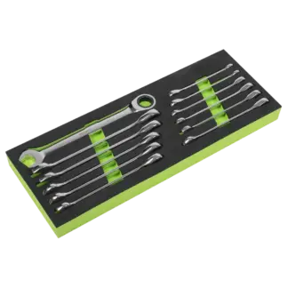 Siegen Ratchet Combination Spanner Set 12pc [S0634]