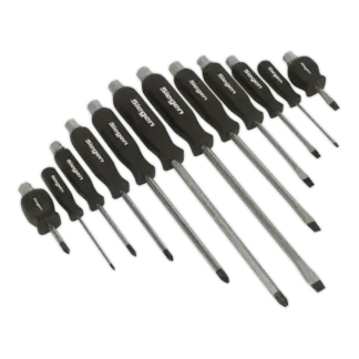 Siegen Hammer-Thru Screwdriver Set 12pc [S0641]