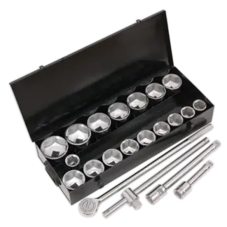 Siegen Socket Set 1"Sq Drive 21pc [S0768]