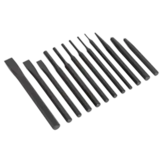 Siegen Punch & Chisel Set 12pc [S0802]