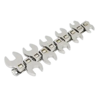 Siegen Crow's Foot Open-End Spanner Set 3/8"Sq Drive 10pc [S0866]