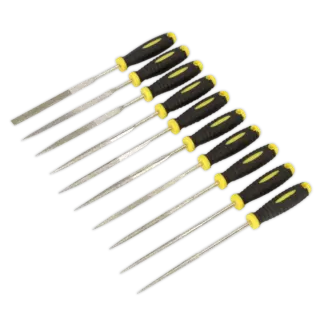 Siegen Diamond Needle File Set 100mm 10pc [S0896]