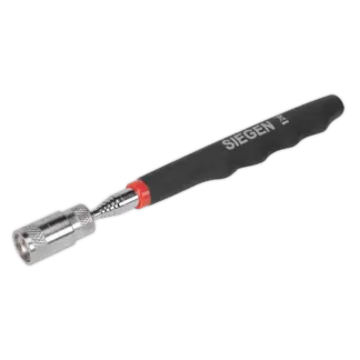Siegen Heavy-Duty Magnetic Pick-Up Tool with LED 3.6kg Capacity [S0903]