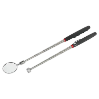 Siegen Telescopic Magnetic Pick-Up Tool & Inspection Mirror Set 2pc [S0940]
