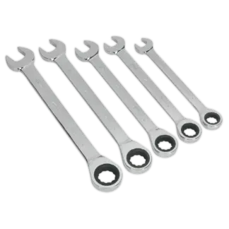 Siegen Combination Ratchet Spanner Set 5pc [S0985]