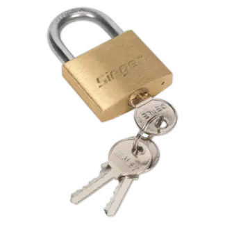 Siegen Brass Body Padlock with Brass Cylinder 40mm [S0987]