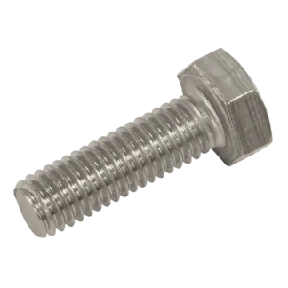 Stainless Steel Hex Head Set Screw DIN 933 - M8 X 25 A2 - Pack of 50 [S825S]