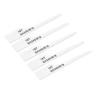 74mm HSS Air Saw Blade 18tpi - Pack of 5 [SA345/B18]