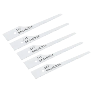 74mm HSS Air Saw Blade 24tpi - Pack of 5 [SA345/B24]