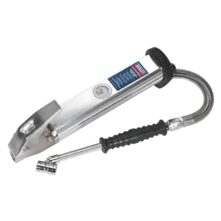 Long Type Tyre Inflator with Twin Push-On Connector [SA39]