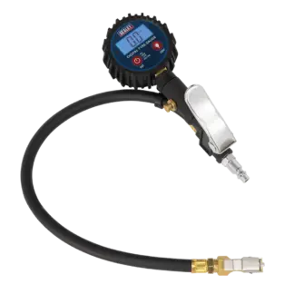 Digital Tyre Inflator with Clip-On Connector [SA400]