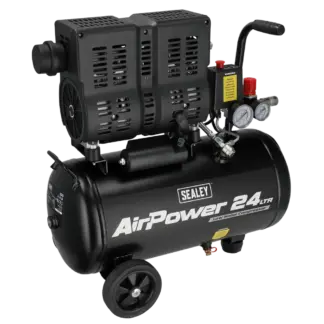 24L Low Noise Oil Free Direct Drive Air Compressor 1hp [SAC2400S]