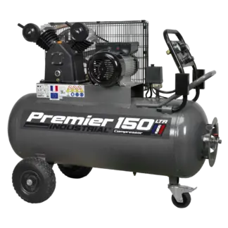 Premier 150L Belt Drive Air Compressor with Front Control Panel 3hp [SAC3153B]
