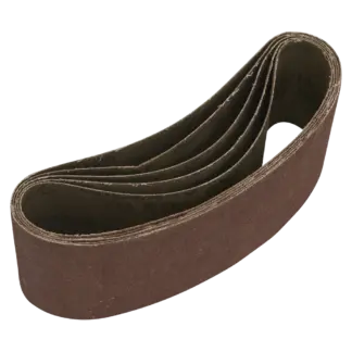 76 x 457mm Sanding Belt 120Grit - Pack of 5 [SB120457]