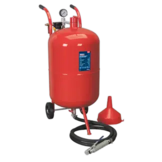 Shot Blaster with Water Trap & Wheels 75L [SB998]
