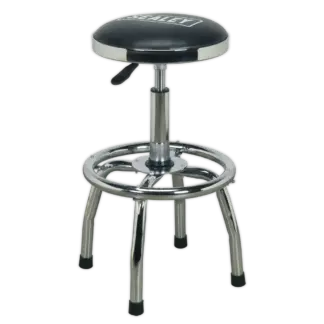 Pneumatic Stool Heavy-Duty Workshop with Adjustable Height Swivel Seat [SCR17]