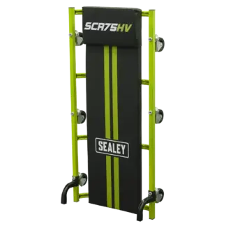 36" Deluxe American-Style Creeper with Steel Frame & 6 Wheels - Hi-Vis [SCR75HV]