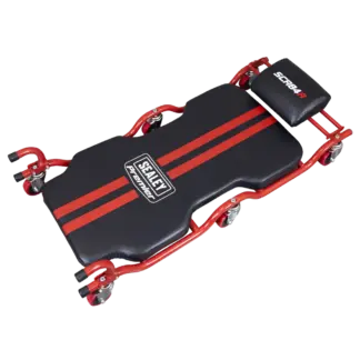 Deluxe Steel Creeper with 6 Wheels & Headrest [SCR84]