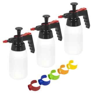 Premium Pressure Solvent Sprayers & Colour-Coded Caps Combo 1L [SCSGCOMBO]
