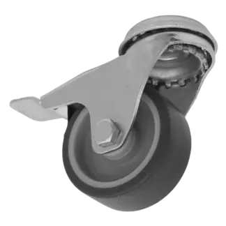 50mm Castor Wheel with Bolt Hole & Total Lock [SCW250SBLEM]