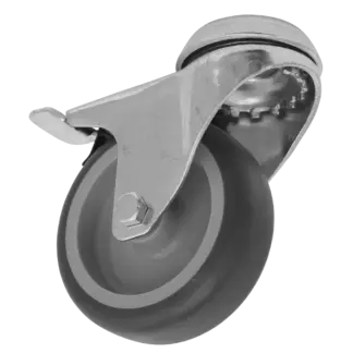 75mm Castor Wheel with Bolt Hole & Total Lock [SCW275SBLEM]