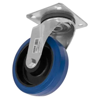 160mm Castor Wheel with Swivel Plate [SCW3160SPEM]