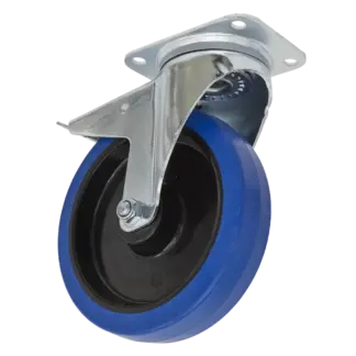 200mm Castor Wheel with Swivel Plate & Total Lock [SCW3200SPL]