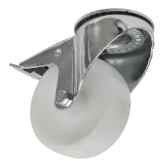 100mm Castor Wheel with Swivel Bolt Hole & Total Lock [SCW4100SBL]