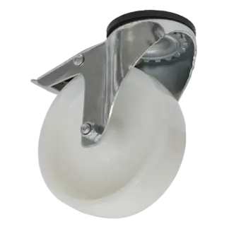 125mm Castor Wheel with Swivel Bolt Hole & Total Lock [SCW4125SBL]