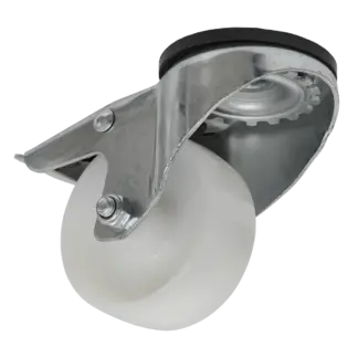 80mm Castor Wheel with Swivel Bolt Hole & Total Lock [SCW480SBL]