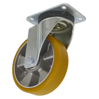 160mm Castor Wheel with Swivel Plate [SCW5160SP]