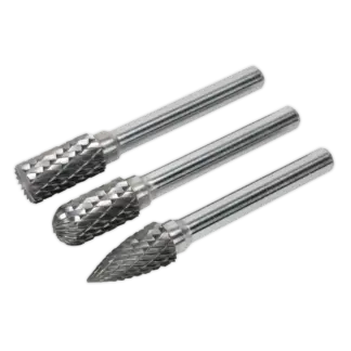 Tungsten Carbide Rotary Burr Set 3pc [SDBK3]