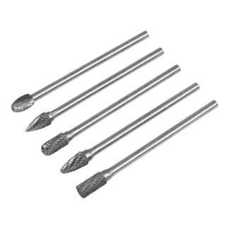 Tungsten Carbide Rotary Burr Set Extra-Long 5pc [SDBK5XL]