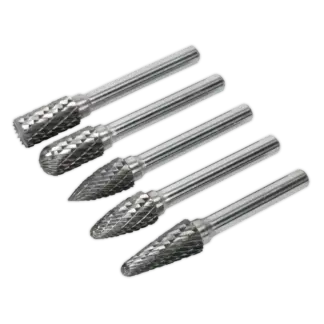 Tungsten Carbide Rotary Burr Set 5pc [SDBK5]