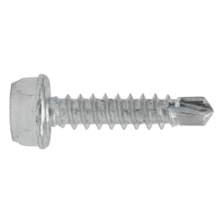 Zinc Plated Self-Drilling Hex Head Screw 4.2 x 19mm - Pack of 100 [SDHX4219]