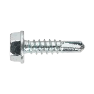 Zinc Plated Self-Drilling Hex Head Screw 4.8 x 19mm - Pack of 100 [SDHX4819]