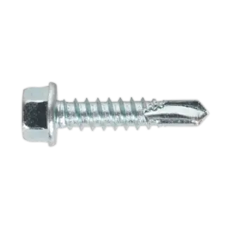 Zinc Plated Self-Drilling Hex Head Screw 5.5 x 25mm - Pack of 100 [SDHX5525]