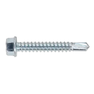 Zinc Plated Self-Drilling Hex Head Screw 5.5 x 38mm - Pack of 100 [SDHX5538]