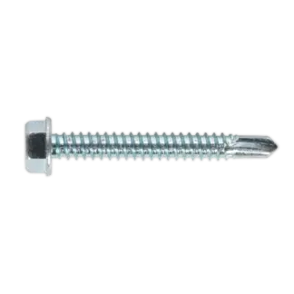 Zinc Plated Self-Drilling Hex Head Screw 6.3 x 50mm - Pack of 100 [SDHX6350]