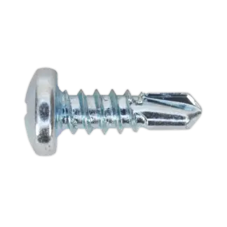 Zinc Plated Self-Drilling Pan Head Phillips Screw 4.2 x 13mm - Pack of 100 [SDPH4213]