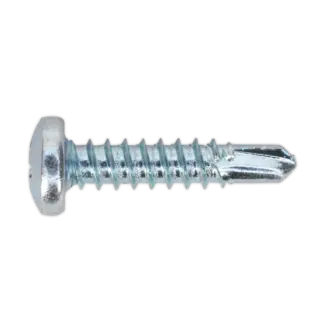 Zinc Plated Self-Drilling Pan Head Phillips Screw 4.2 x 19mm - Pack of 100 [SDPH4219]