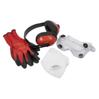 Worksafe® Flexi Grip Gloves, FFP1 Mask, Goggles & Ear Defenders [SEP2]
