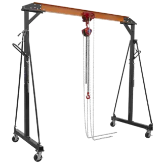Portable Adjustable Gantry Frame with Geared Trolley Combo 1 Tonne [SG1000KITG]