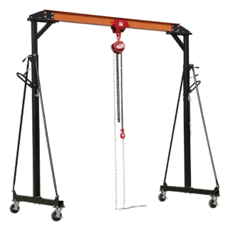 Portable Lifting Adjustable Gantry Frame 1 Tonne & Hoist Combo [SG1000KIT]