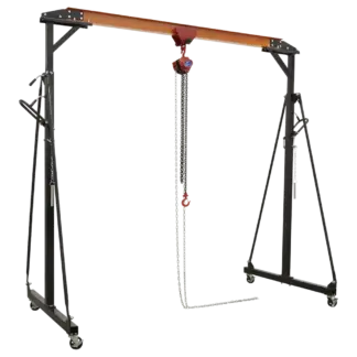Portable Lifting Adjustable Gantry Frame 0.5 Tonne & Hoist Combo [SG500KIT]