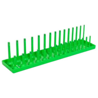 Premier Socket Holder 3/8"Sq Drive 6-21mm - Hi-Vis Green [SH3815HV]