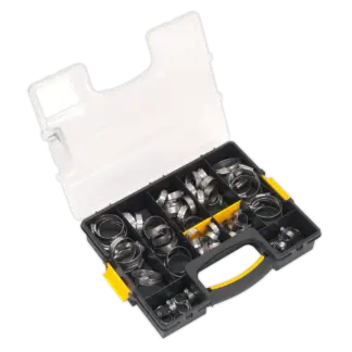 Stainless Steel Hose Clip Assortment 10-57mm 90pc [SHCSS90AC]