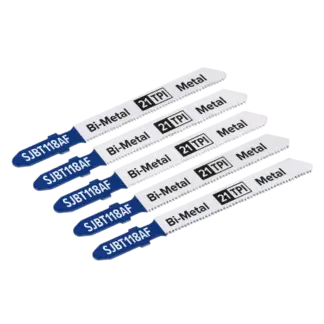 Jigsaw Blade for Metal 75mm 21tpi - Pack of 5 [SJBT118AF]