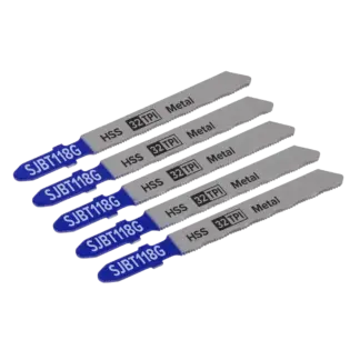Jigsaw Blade for Metal 75mm 32tpi - Pack of 5 [SJBT118G]